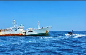 KRI KERAMBIT-627 Gagalkan Penyelundupan 1,3 Ton Sabu di Perairan Kepri