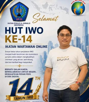 Ketua DPC IPJI Karimun Ucapkan Selamat HUT ke-14 IWO, Tekankan Pentingnya Soliditas Insan Pers