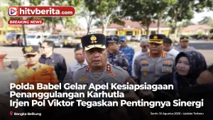 Polda Babel Gelar Apel Kesiapsiagaan Penanggulangan Karhutla, Irjen Pol Viktor Tegaskan Pentingnya Sinergi