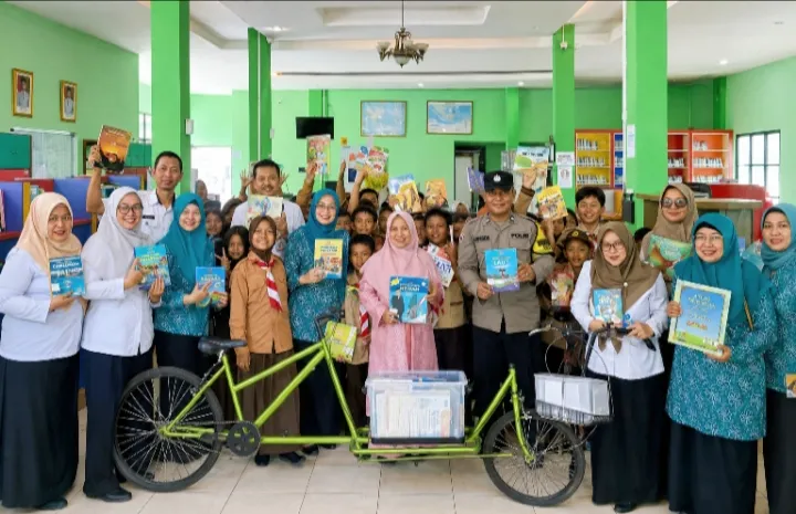 Kargo Baca Polsek Meral Dorong Minat Baca Anak di Karimun