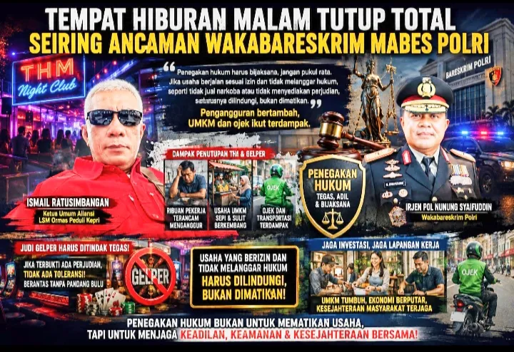 Penutupan THM Batam dan Dampaknya terhadap Pekerja Jadi Sorotan
