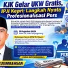 KJK Gelar UKW Gratis di Tanjungpinang, IPJI Kepri Dorong Wartawan Tingkatkan Kompetensi