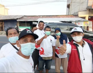 PSI Kotawaringin Barat Bagikan 2.500 Masker, Respons Kabut Asap di Kumai dan Arut Selatan