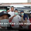 PSI Kotawaringin Barat Bagikan 2.500 Masker, Respons Kabut Asap di Kumai dan Arut Selatan