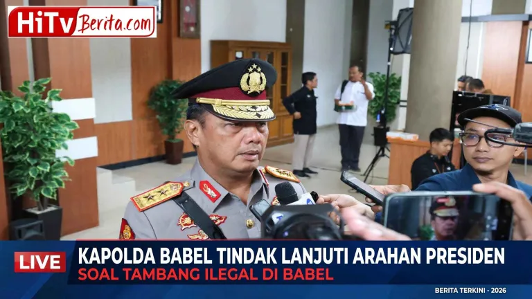 Kapolda Babel Tindaklanjuti Arahan Presiden Soal Tambang Ilegal Di Babel