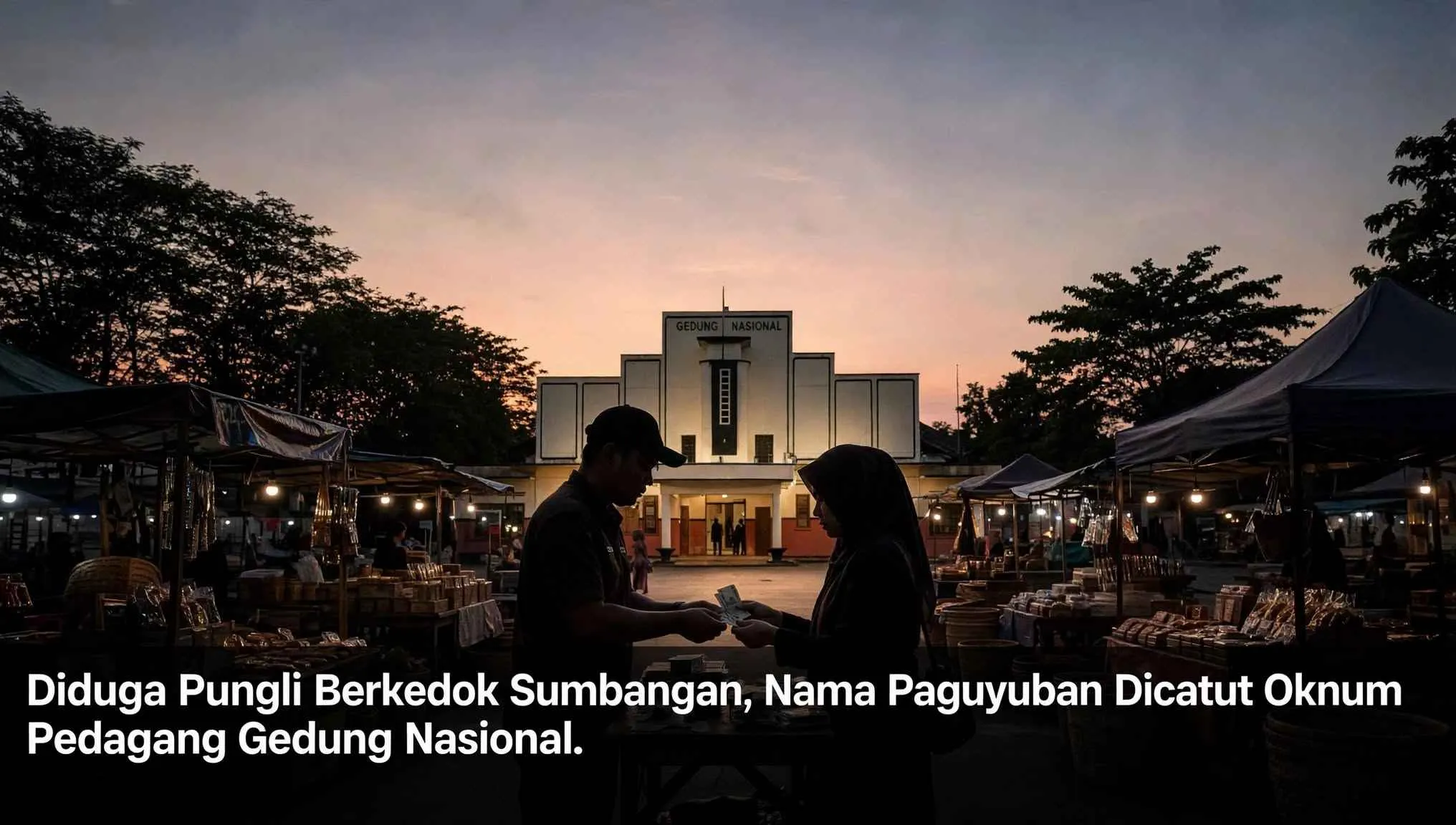 Diduga Pungli Berkedok Sumbangan, Nama Paguyuban Dicatut Oknum Pedagang Gedung Nasional