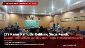 279 Kasus Karhutla, Belitung Siaga Penuh: Bupati Perintahkan Gerak Cepat Tanpa Menunggu Komando