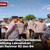 Pastikan Kendaraan Siap Operasional, Kapolres Belitung Laksanakan Pemeriksaan Ranmor R2 dan R4