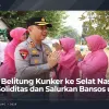 Kapolres Belitung Kunker ke Selat Nasik, Perkuat Soliditas dan Salurkan Bansos untuk Warga