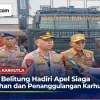 Kapolres Belitung Hadiri Apel Siaga Pencegahan dan Penanggulangan Karhutla