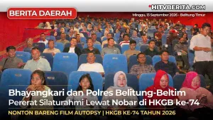 Bhayangkari dan Polres Belitung-Beltim Pererat Silaturahmi Lewat Nobar di HKGB ke-74