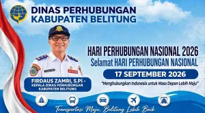 Harhubnas 2026, Kadishub Belitung Firdaus Zamri: Transportasi Maju, Belitung Lebih Baik