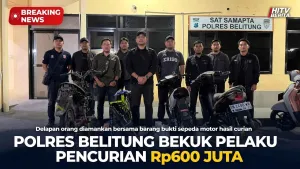 Polres Belitung Bekuk Pelaku Pencurian Rp600 Juta