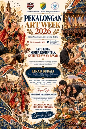Menggugah Ruh Kreativitas: Pekalongan Art Week 2026 Siap Digelar, Satukan Seribu Warna Seni dan Budaya