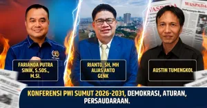 *Tiga Nama Berebut Kursi PWI Sumut 2026, Farianda Ajak Jaga Persaudaraan: “Jangan Ada Fitnah”*