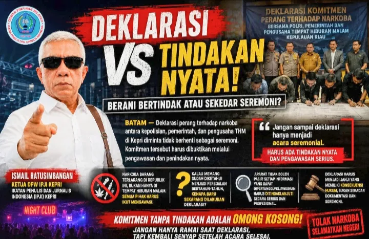 Deklarasi Perang Narkoba di Kepri: Komitmen atau Sekadar Seremoni?