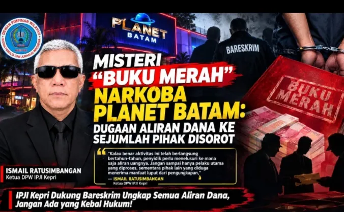 Misteri “Buku Merah” Narkoba Planet Batam, Dugaan Aliran Dana ke Sejumlah Pihak Disorot