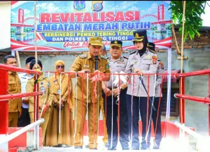 Jembatan Merah Putih Direvitalisasi, Akses Warga Kelurahan Mandailing Kian Mudah