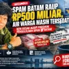 Pendapatan Disebut Besar, Layanan Air Bersih di Batam Masih Dikeluhkan