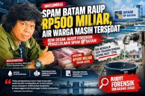 Pendapatan Disebut Besar, Layanan Air Bersih di Batam Masih Dikeluhkan