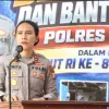 Kapolres Karimun Resmikan Rumah Hasil Bedah Polsek Kuba untuk Janda 65 Tahun