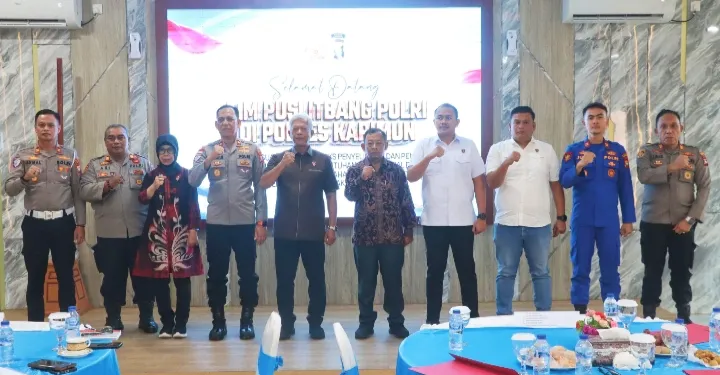 Tim Puslitbang Polri Teliti Kesesuaian Norma Penyelidikan dan Penyidikan di Polres Karimun