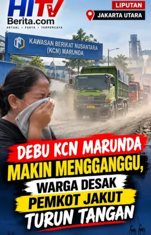 Debu KCN Marunda Makin Parah, Pemkot Jakut Diminta Jangan Tutup Mata