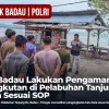 Polsek Badau Lakukan Pengamanan Pengangkutan Batu Bara di Pelabuhan Tanjung Ru, Pastikan Sesuai SOP