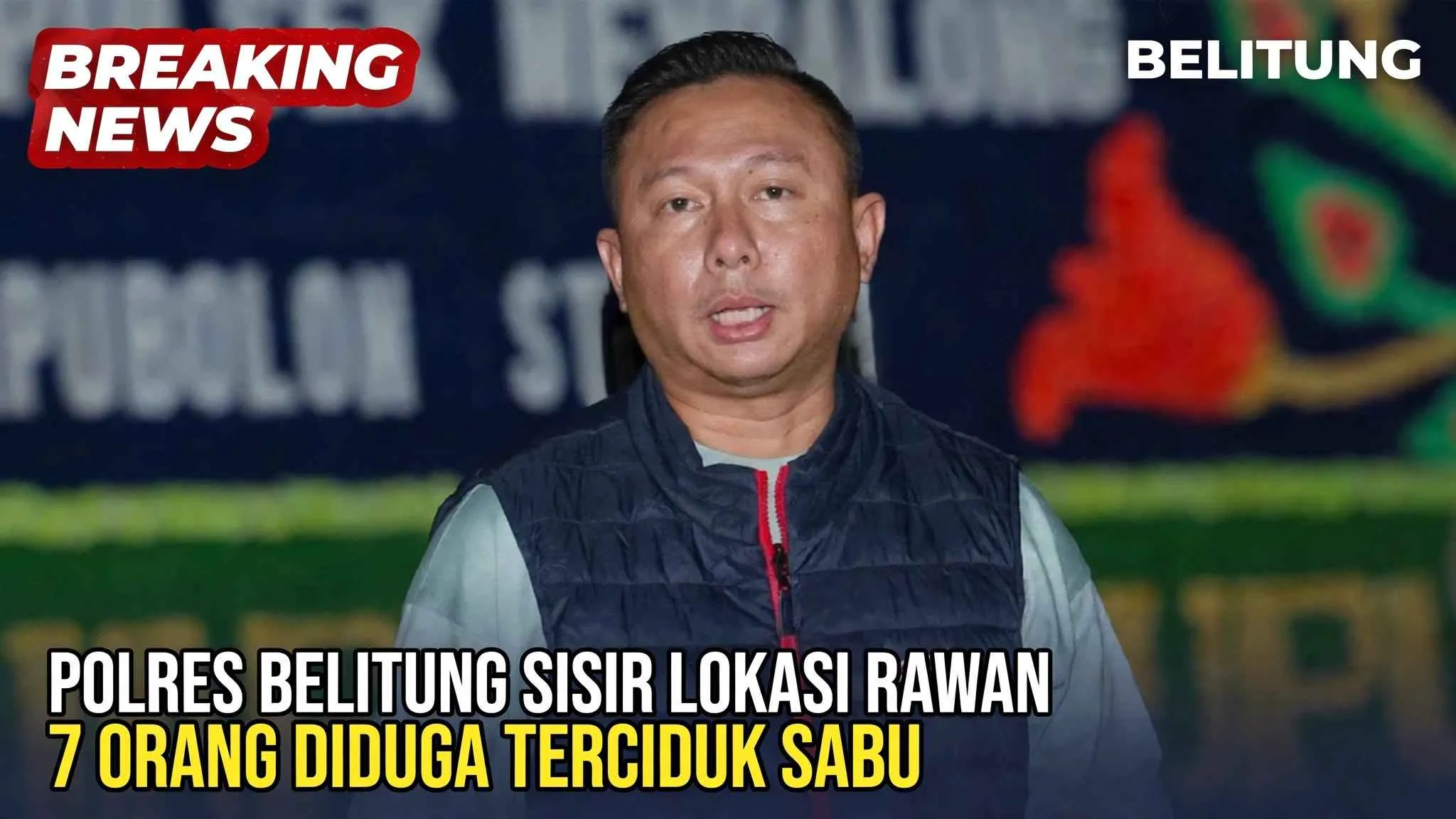 Polres Belitung Sisir Lokasi Rawan, 7 Orang Diduga Terciduk Sabu