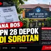 ” Rp 157 Juta Sarpras SMPN 28 Depok Dipertanyakan, Sekolah Masih Menumpang, Anggaran ke Mana?”