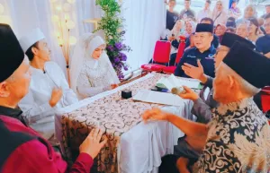 HUT ke-15 Partai NasDem, DPD Purwakarta Gelar Nikah Massal