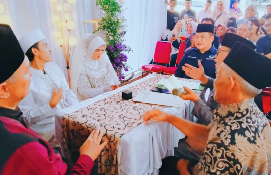 HUT ke-15 Partai NasDem, DPD Purwakarta Gelar Nikah Massal
