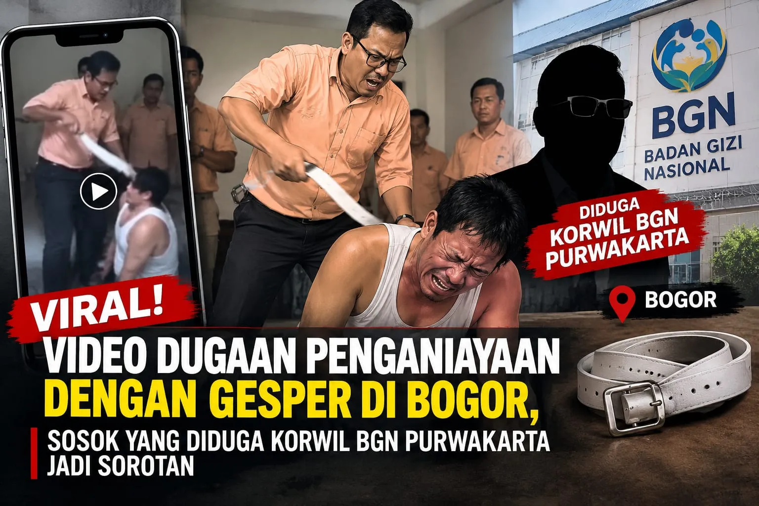 Viral Video Dugaan Penganiayaan di KPPG Bogor, Korwil BGN Purwakarta Jadi Sorotan