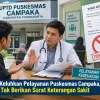 Pasien Keluhkan Pelayanan Puskesmas Campaka, Dokter Tak Berikan Surat Keterangan Sakit
