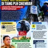 Kabel WiFi Semrawut di Tiang PLN Cikembar Disorot, Legalitas Pemasangan Dipertanyakan