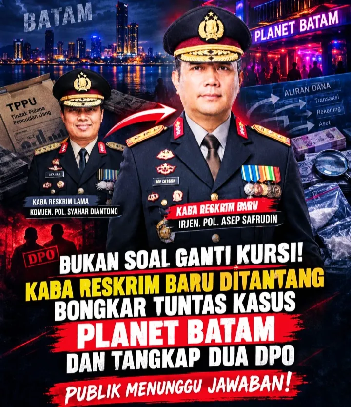 Bukan Sekadar Ganti Kabareskrim, Kasus Planet Batam Menanti Tuntas: Dua DPO Diburu, Dugaan TPPU Dipertanyakan