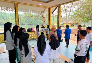 Kasat Intelkam Polres Lingga Bekali Mahasiswa STIT Kepemimpinan dan Etika Bermedia Sosial