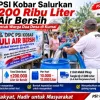 PSI Kobar Distribusikan 200 Ribu Liter Air Bersih untuk Warga Dua Desa di Kumai