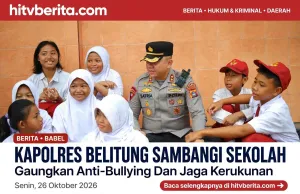 Kapolres Belitung Sambangi Sekolah, Gaungkan Anti-Bullying Dan Jaga Kerukunan