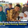Pemkab Belitung Salurkan Beasiswa CERDAS untuk 1.050 Siswa Kurang Mampu